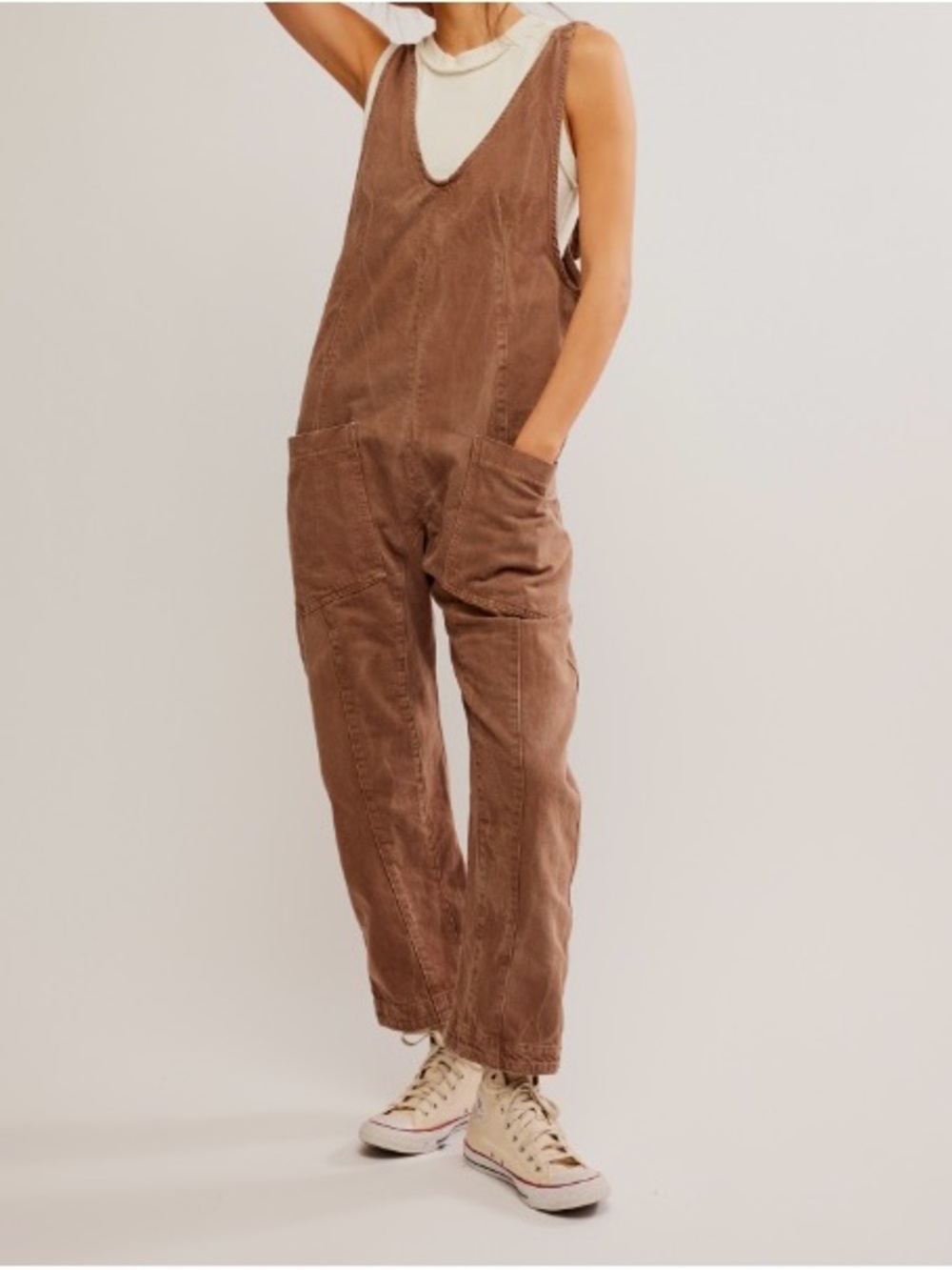 Free People We the Free High Roller Jumpsuit Overalls Size Small